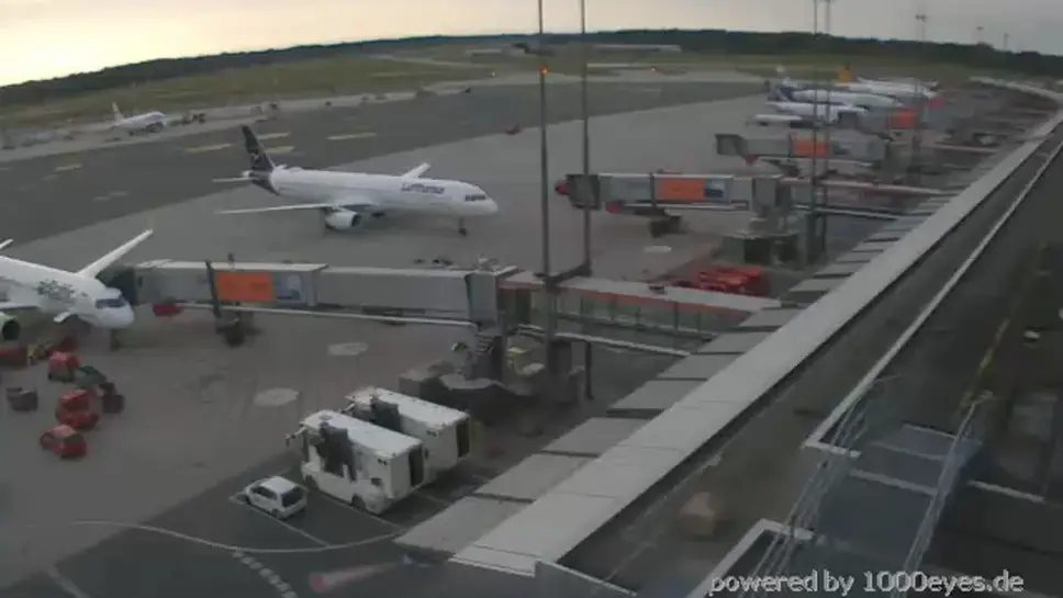 Spannende Webcam Airport Hamburg Bild