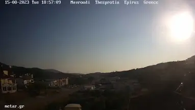 Veduta di Mavroudi, Tesprozia, Epiro webcam dal vivo