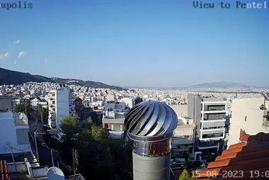 Panorama of the city Petroupoli