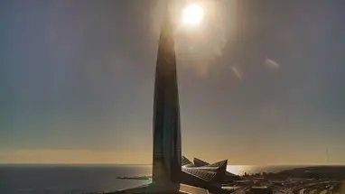 Веб-камера Бизнес-центр «Лахта центр», Санкт-Петербург в реальном времени