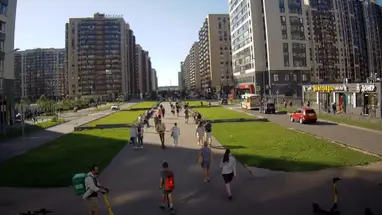 Веб-камера Бульвар Менделеева, вид 136, Мурино в реальном времени