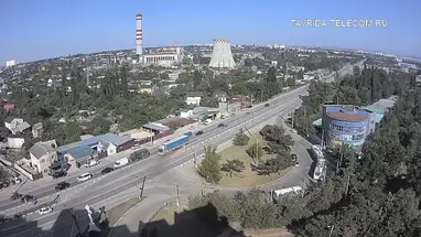 Simferopol CHPP, Evpatoriya karayoluna bakış canlı web kamerası