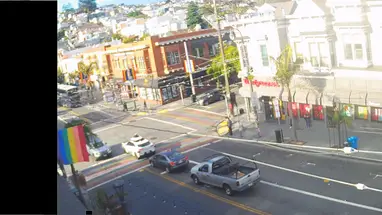 Gökkuşağı Onur Yürüyüşü, Castro, San Francisco canlı web kamerası