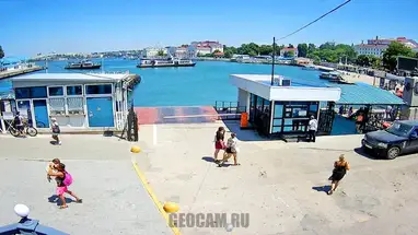 Praça do 300º aniversário da Frota Russa, Sebastopol webcam ao vivo