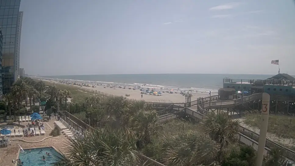 Live Webcam Beach around RipTydz Oceanfront Grille & Rooftop Bar