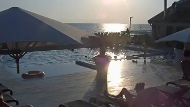 Basen hotelu Flamingo w Adler kamera na żywo