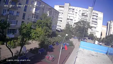 Playground in Internacionalnaya steet, Evpatoria Live Cam