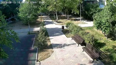 Platz der Veteranen des Großen Vaterländischen Krieges, Ansicht 2, Jewpatoria Online-Webcam