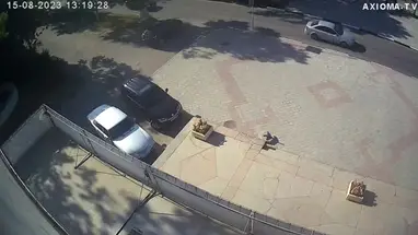 叶夫帕托里亚“火箭”电影院的景观 在线网络摄像头