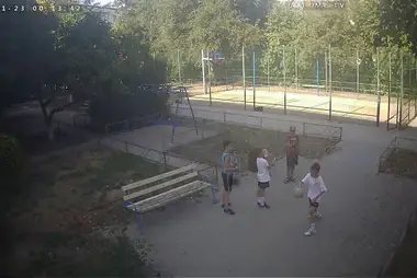 Parque infantil en la calle VLKSM, 60, 16, Evpatoria
