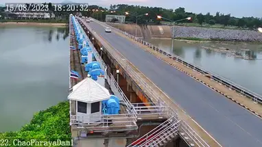 Chao-Phraya-Staudamm, Chao-Phraya-Fluss Online-Webcam
