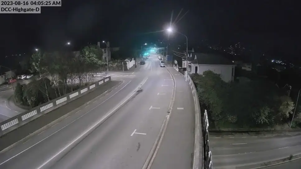 Live Webcam Highgate bridge, view 1, Roslyn, Dunedin