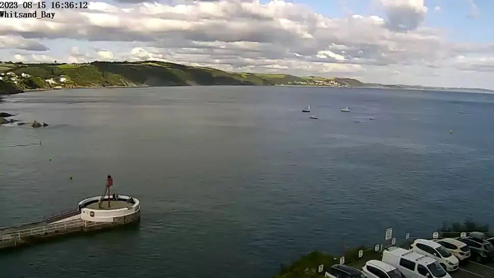 Live Webcam Whitsand Bay, Pen Rocks, Looe