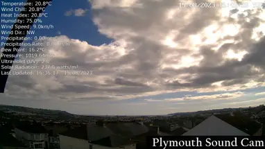 プリマス サウンド (プリマス) ウェブカメラのライブストリーム
