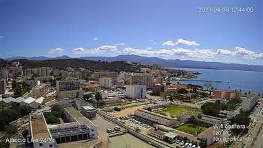 Ville d'Ajaccio, Corse webcam en direct