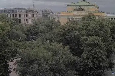 Webcam with a view of the Alexandrinsky Theater, Saint Petersburg