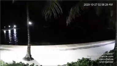Webcam on Ambergris Cay island beach, Belize Live Cam