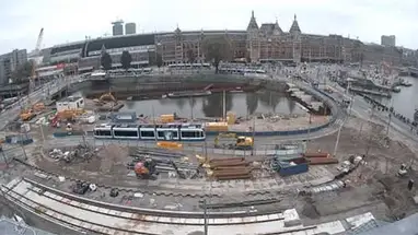 Vista central de Amsterdã webcam ao vivo