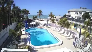 Piscina de arenas blancas, Anna María cámara web en vivo