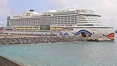 Porto crociere di Arrecife, Lanzarote webcam dal vivo