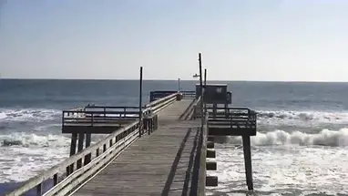 Jetée de pêche d'Avalon, New Jersey webcam en direct