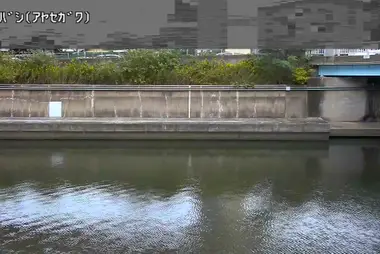 Rivière Ayase au pont Mito, Katsushika