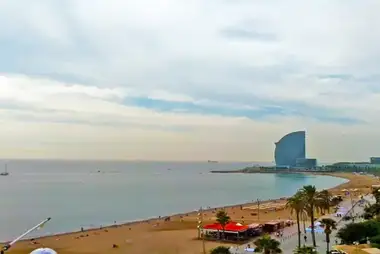 Barceloneta beach webcam, Barcelona