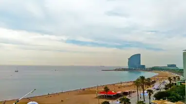 Barceloneta Plajı, Barselona canlı web kamerası