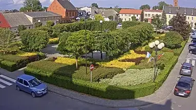 Plaza del mercado de Barcin, Polonia cámara web en vivo