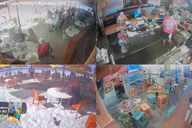 Restaurante de la playa en Rockaway Street, Clearwater Beach