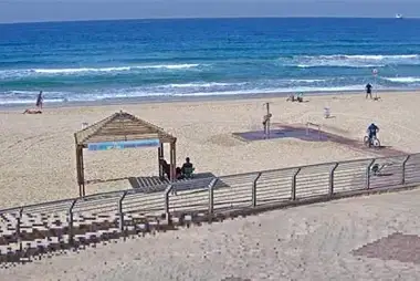 Beach shimshon Sheva, Israel