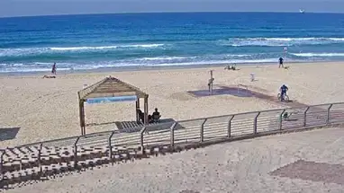 Beach shimshon Sheva, Israel Live Cam