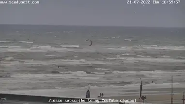 Praia de Zandvoort, Holanda do Norte webcam ao vivo