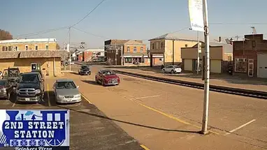 Bellevue 2nd St Station, Iowa Live Cam