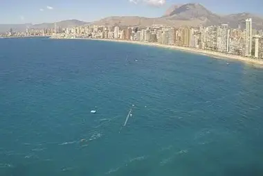 Прямая трансляция на пляже Бенидорма