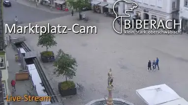 Piazza del mercato di Biberach webcam dal vivo