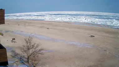 Веб-камера на пляжі заповідника Бірючий в Кирилівці Live Cam