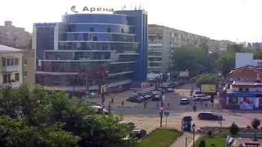 Skrzyżowanie ulic Bolszaja Kazachaya i Czapajewa, Saratów kamera na żywo
