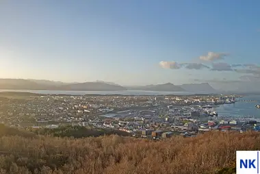 Panorama Bodø, wzgórze Linken