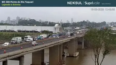 Trânsito BR 386, RS webcam ao vivo