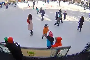 Telecamera per pattini a Bryant Park