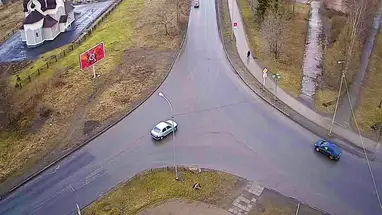 Cruce de las calles Proletarskaya y Bumazhnikov, Kondopoga cámara web en vivo