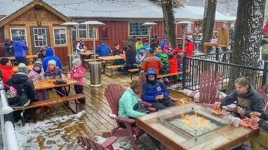 Arlo's Deck, Caberfae Peaks, Michigan Live Cam