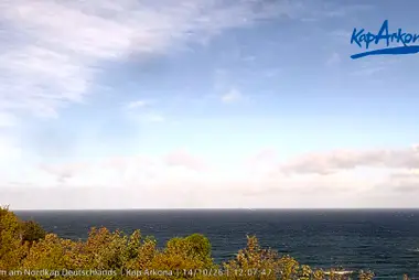 Vista do mar Báltico, Cabo Arkona