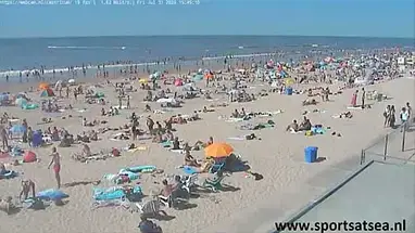 Plaża Castricum aan Zee, Holandia kamera na żywo