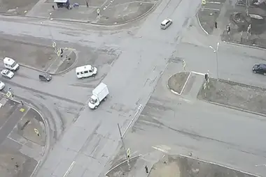 Chapaev ve Mira caddelerinin kavşağı, Nizhnevartovsk