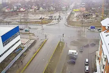 チャパエフ通りとパルホメンコ通りの交差点、ペトロザヴォーツク