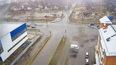 Crossroads of Chapaev and Parkhomenko streets, Petrozavodsk Live Cam