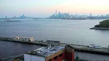 Het stadspanorama van New York online-webcam