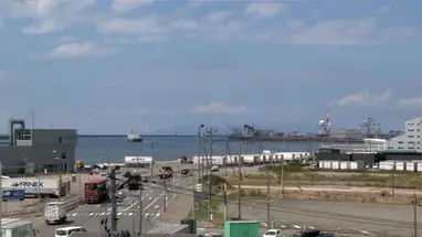 Porto da cidade de Akita, Japão webcam ao vivo